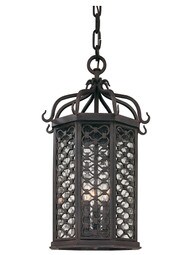 Los Olivos Exterior Pendant in Old Iron